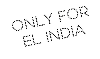 只给El India橡皮图章