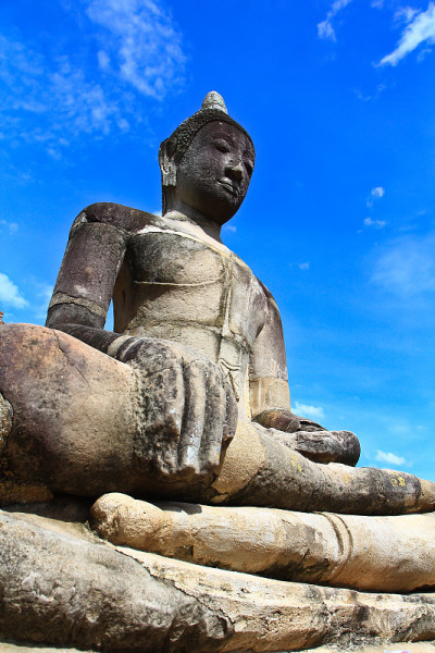 泰国大城府的佛寺