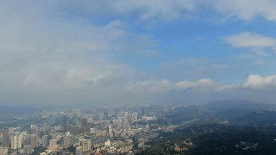 雨后的小城风光