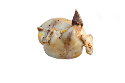 煮鸡做祭品