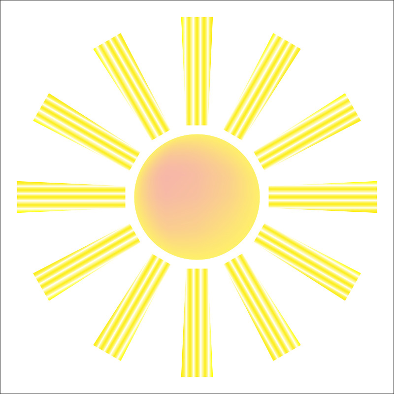黄色的阳光