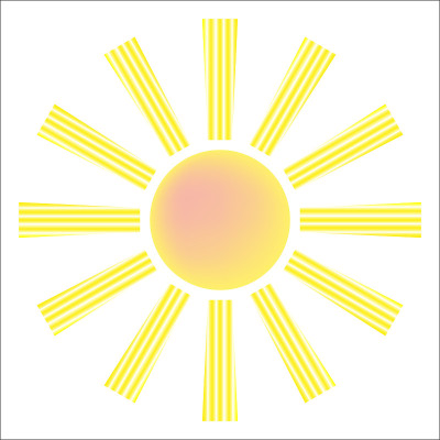 黄色的阳光