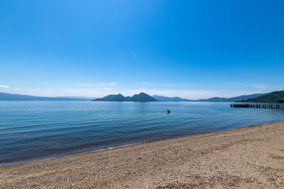 北海道洞爷湖风光。