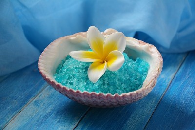 死海盐Spa，身体护理产品，身体盐磨砂