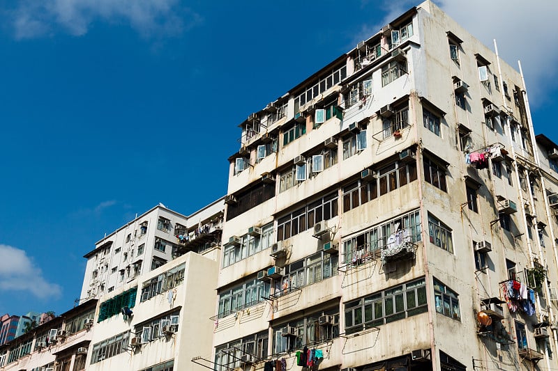 香港的旧住宅大厦