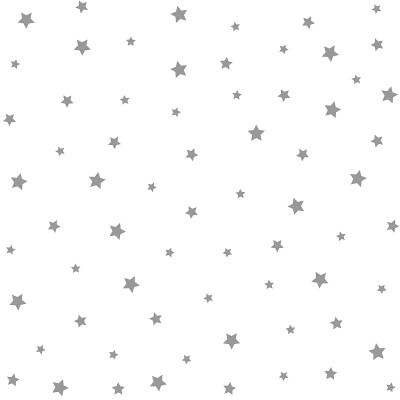 灰色无缝的星星在白色背景矢量插图
