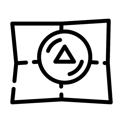 书签丸线图标矢量插图黑色