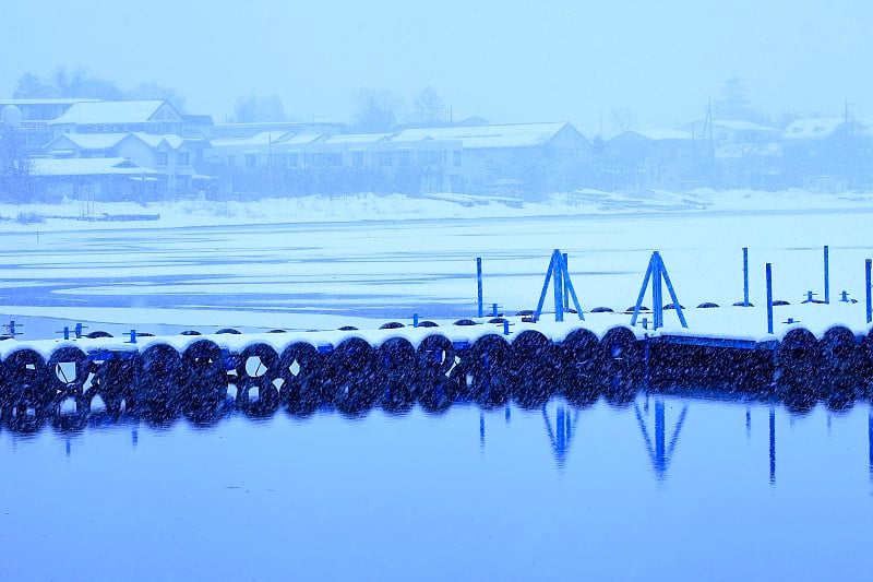 冬季景观湖