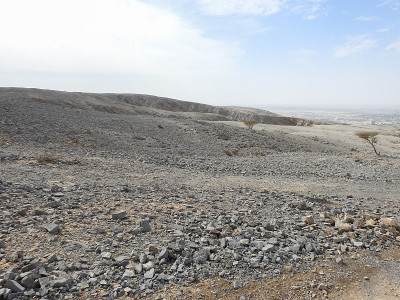 哈贾尔山脉公路靠近阿曼边境。Khatt地区。兼有。阿拉伯联合酋长国