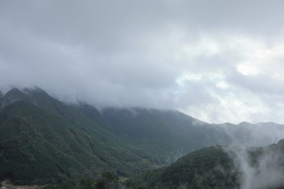 日本熊野的山脉