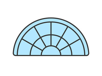 量角器图标。