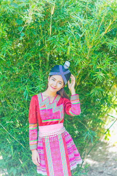 Mhong hill部落妇女