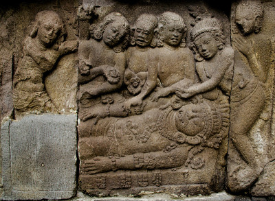 Prambanan Temple的浮雕