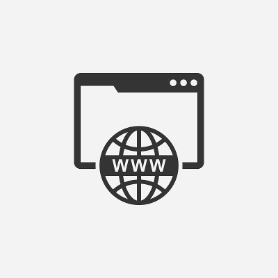 域名注册图标概念。