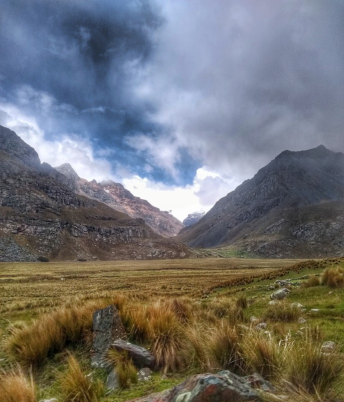 在Huascarán国家公园，秘鲁，南美洲