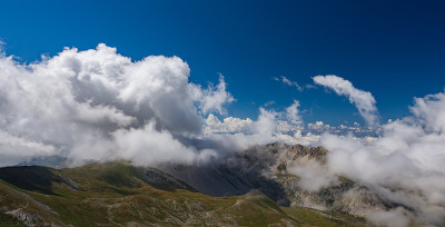 那很不错Abruzzo。夏曼全景