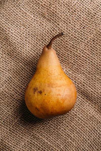 梨的静物。