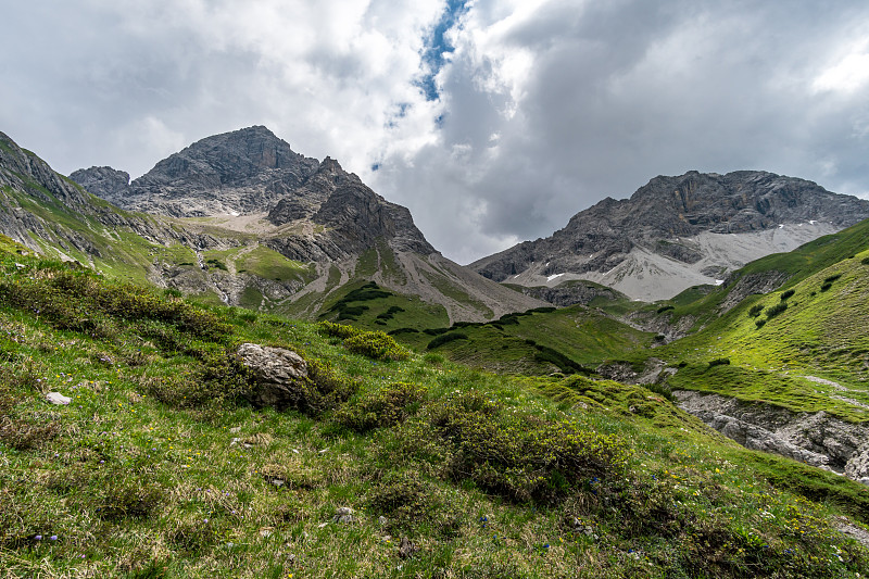 徒步登山到Großer Krottenkopf