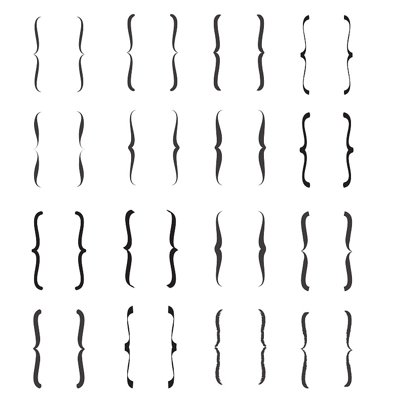 大括号和方括号图标。向量括号符号，花括号符号集合，股票向量插图