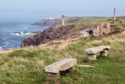 Pendeen Watch和Levant Mine，英国康沃尔