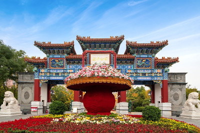 古建筑牌坊有夜光