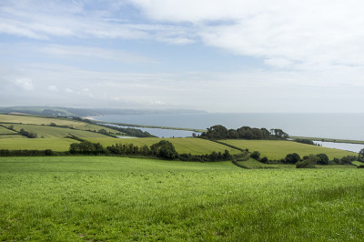 展望Slapton Sands和Start Bay
