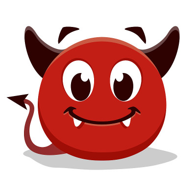 卡通可爱恶魔图标