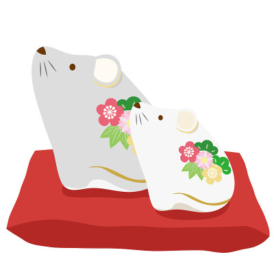 Illustration of gray mouse figurine.