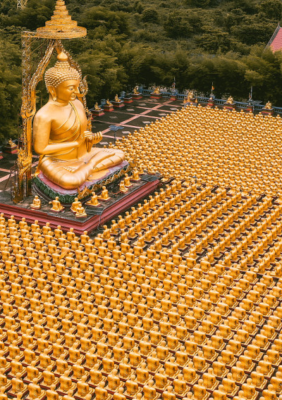 Phuttha Utthayan Makha Bucha Anusorn，泰国那空Nayok佛教纪念