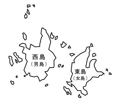 竹岛的地图