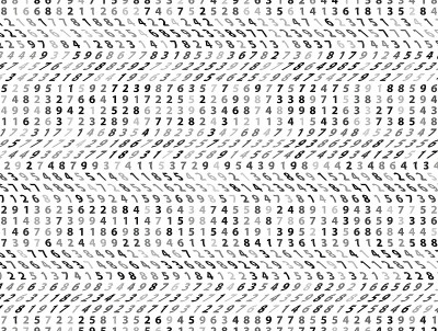 矢量插图抽象大数据数字业务背景
