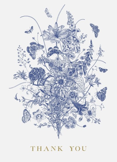 花园的花。黑色和白色。