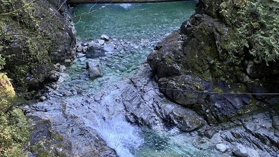 瀑布公园户外森林风景风景美妙绝伦的英属哥伦比亚旅游目的地步道自然旅游国家公园