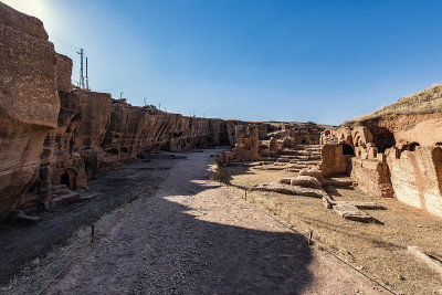Artuklu, Mardin / Turkey, 2018年6月10日。古城市，马丁