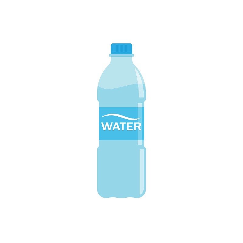 水瓶图标矢量插图设计