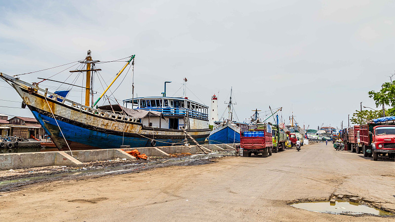 Old Dutch harbor Semarang Indonesia