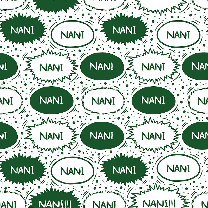 Nani Explosion Seamless Pattern Design