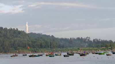 美丽的海景，美丽的小船
