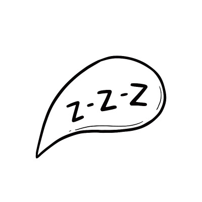 Zzz涂鸦漫画演讲泡泡
