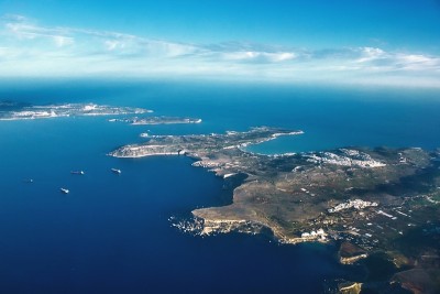 马耳他群岛鸟瞰图