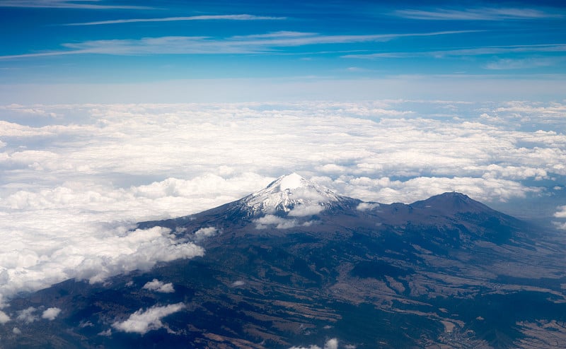 空中波波卡特佩特火山