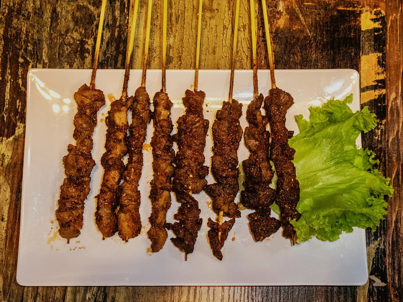 烤鸡肉串