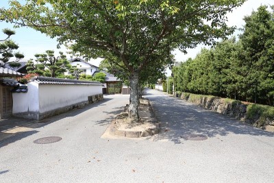 萩城的街景