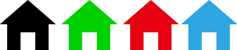 彩色图标。简单的矢量图。