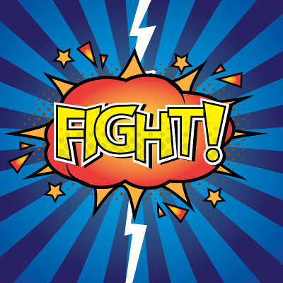 cool comic speech bubbles with text and effect