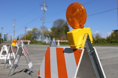 交通道路锥形维修灯