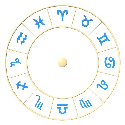 圈星座周期。三维渲染