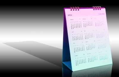 12个月台历年2022年，背景