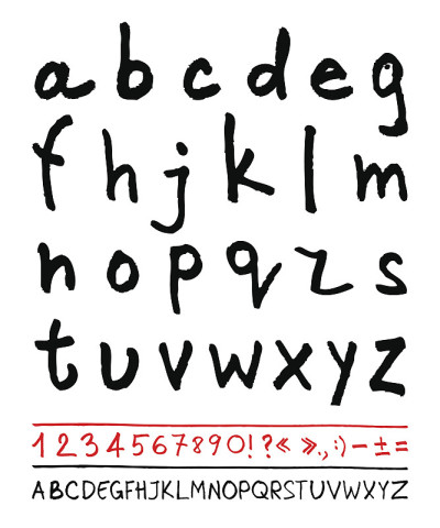 英语书写字母