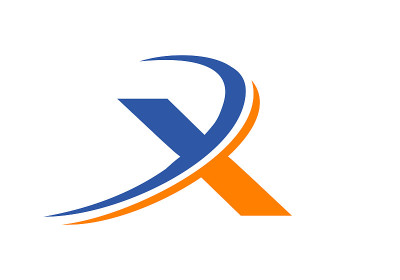 X字母商业标志模板。房地产、金融、营销、管理、建筑等X标志的初步设计